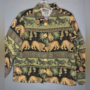 Vintage Zoo/Safari women’s jacket size L